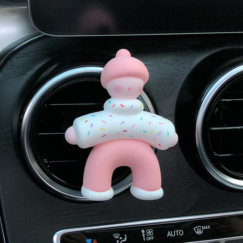 Cow Simple Villain Car Aromatherapy Perfume Car Trend Diffuser Stone Creative Car Decoration Ornament