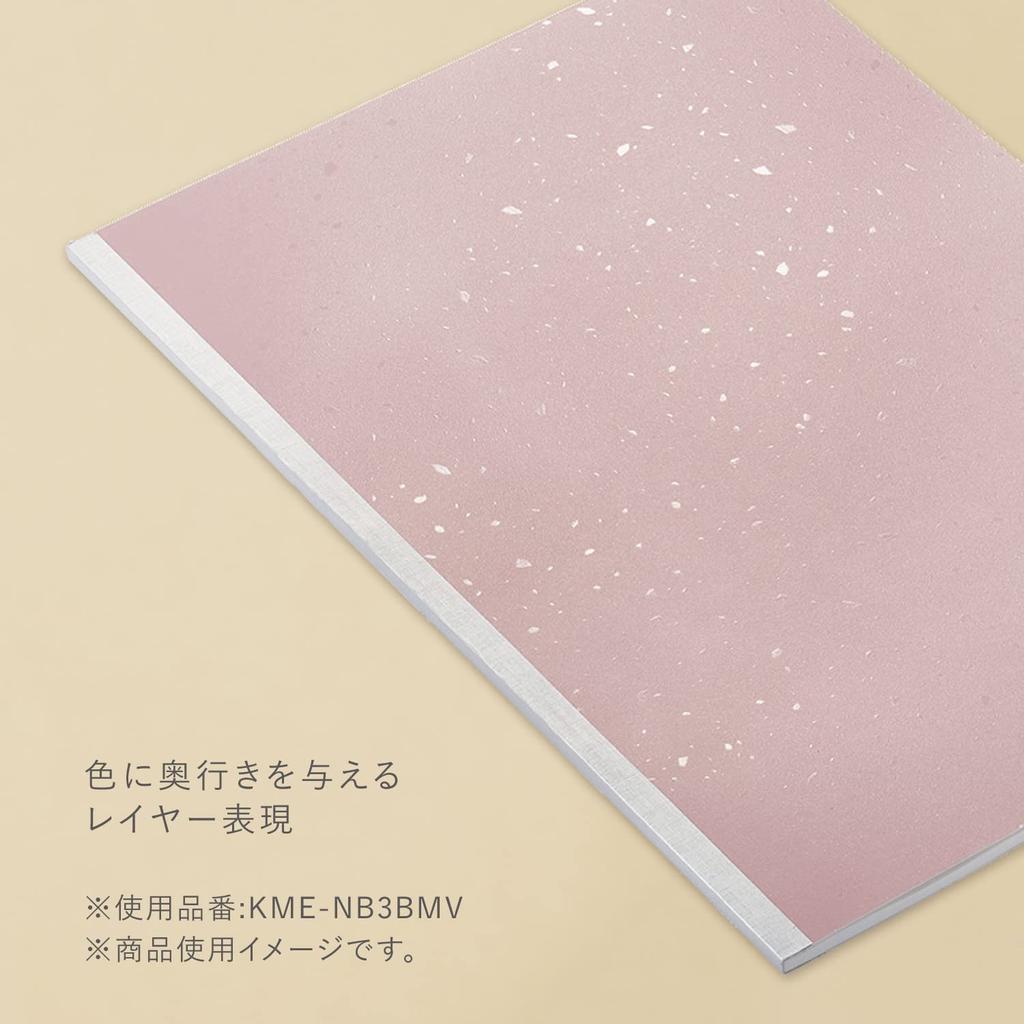 Блокнот KOKUYO KOKUYO ME 30 листов 6 мм серо-розовый набор полу-B5 в линейку 2 блокнота KME-NB3BMVX2SET