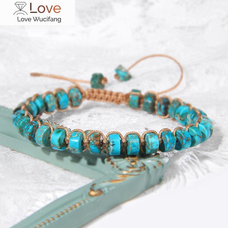 Винтажный браслет из натурального камня Boho 3x6 мм, агаты, тигровый глаз, бисер, браслеты-чакры, регулируемые украшения для женщин и мужчин, подарок