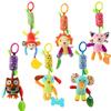 Baby Toy Plush Bed Hanging Pendant Baby Plush Cute Cartoon Animal Wind Chime Stroller Hanging Teether Stroller For Newborn Gifts