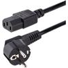 Power Cord - StarTech - 1.0m - Schuko CEE 7/7 - IEC 60320 C13 - 10A 250V