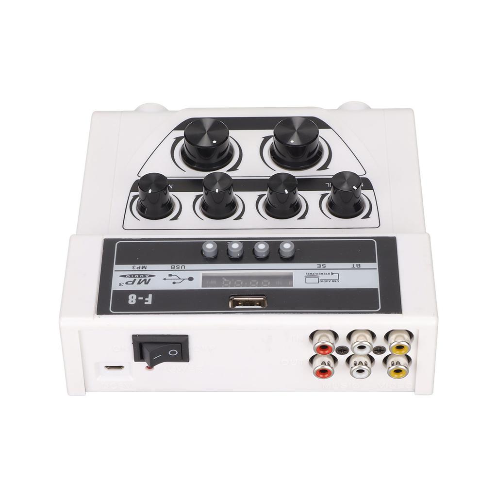 Мини-звуковой микшер BT с функцией записи MP3, домашний караоке-стерео микшер для телевизора, ПК, смартфона 100?240В