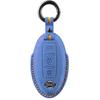 Чехол для ключей из алькантары и замши для Nissan X-Trail, Kicks, Sylphy, Bluebird