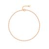 14K Twisted Chain Single Row Bracelet
