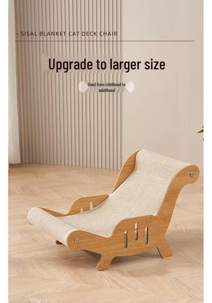 Прочный Extra-Large Сизалевый Когтеточка-Лежанка и Диван-Когтеточка для Кошек