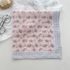 1116 New cotton and linen floral headband silk scarf small square scarf women's spring and autumn scarf decorative suit scarf headscarf versatile