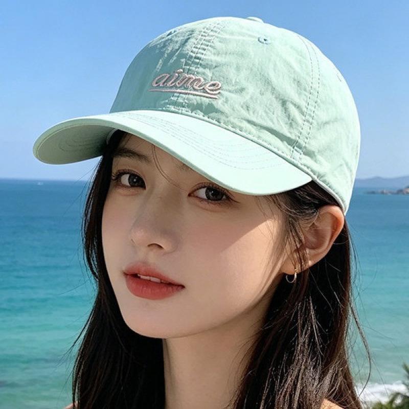 Letter cap women's new summer outdoor sports sun protection visor men's trendy baseball hat