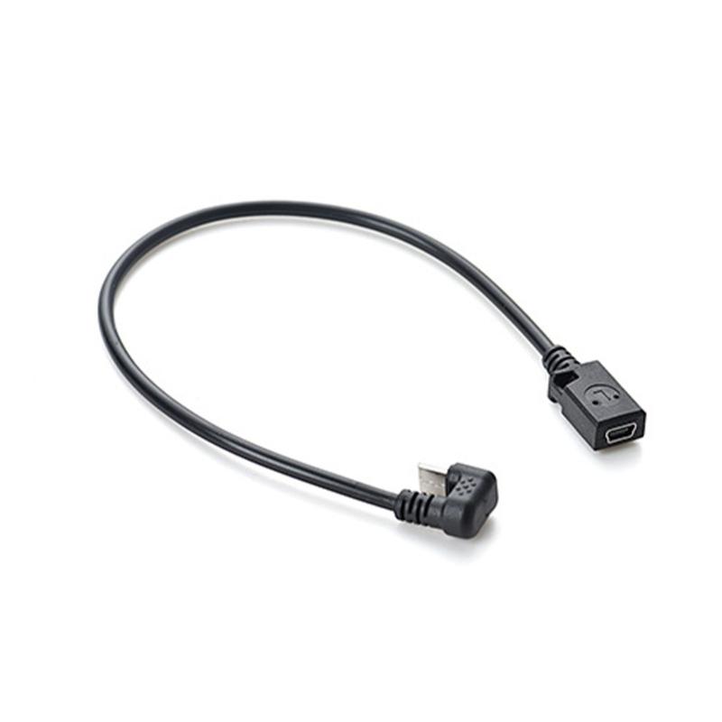 Мини USB 5-контактный female на Type C male Кабель для передачи данных для мобильного гейминга и зарядки планшета, 30 см