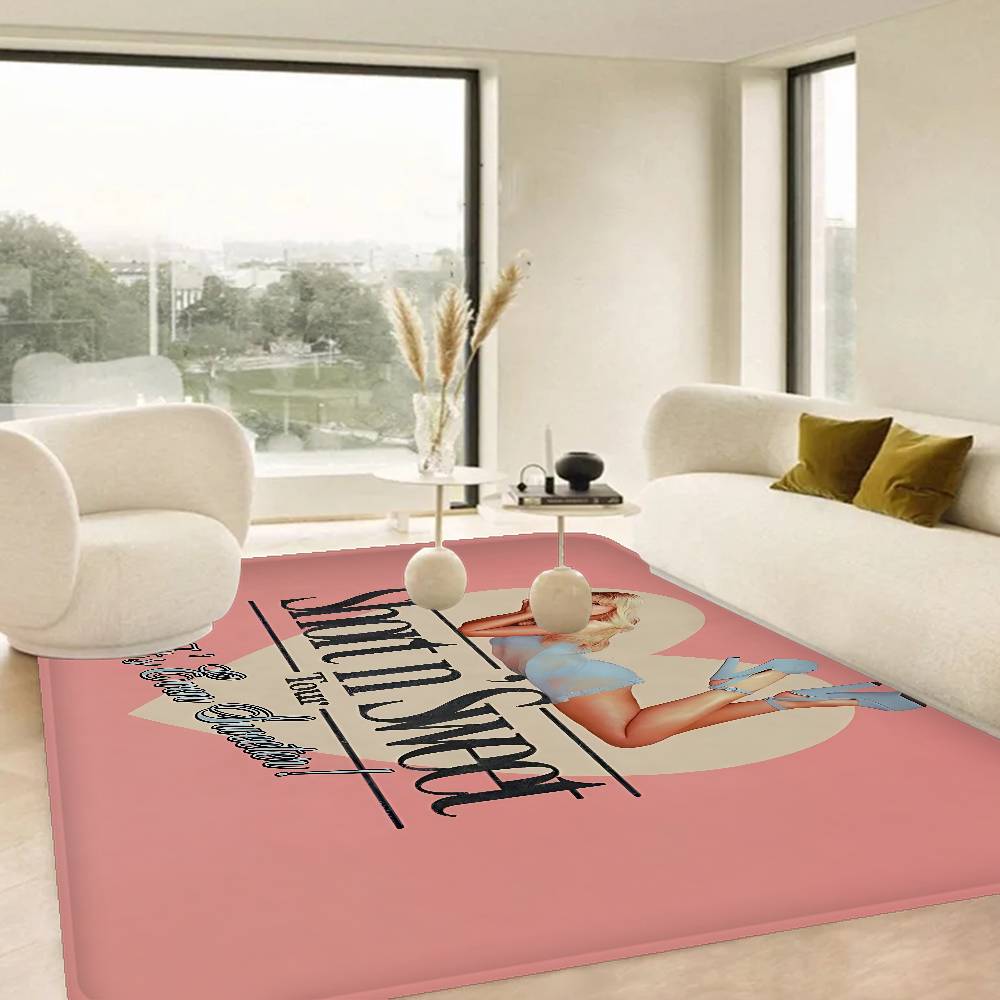 Singer S-Sabrina Carpenter Room Mats Anti-slip Absorb Water Long Strip Cushion Bedroon Mat Household Carpets