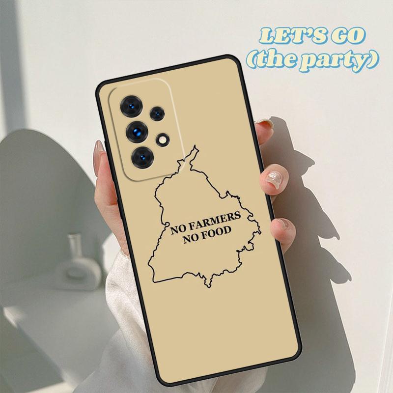 Карта штата Пенджаб Контур чехол для телефона Для Samsung Galaxy A42 A31 A40 A51 A71 A32 A80 A91 A52 A72 A73 A20e A21S A50 A70 A11 A12 Чехол