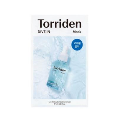 Маска Toriden Dive-in с низкомолекулярной гиалуроновой кислотой, 10 листов