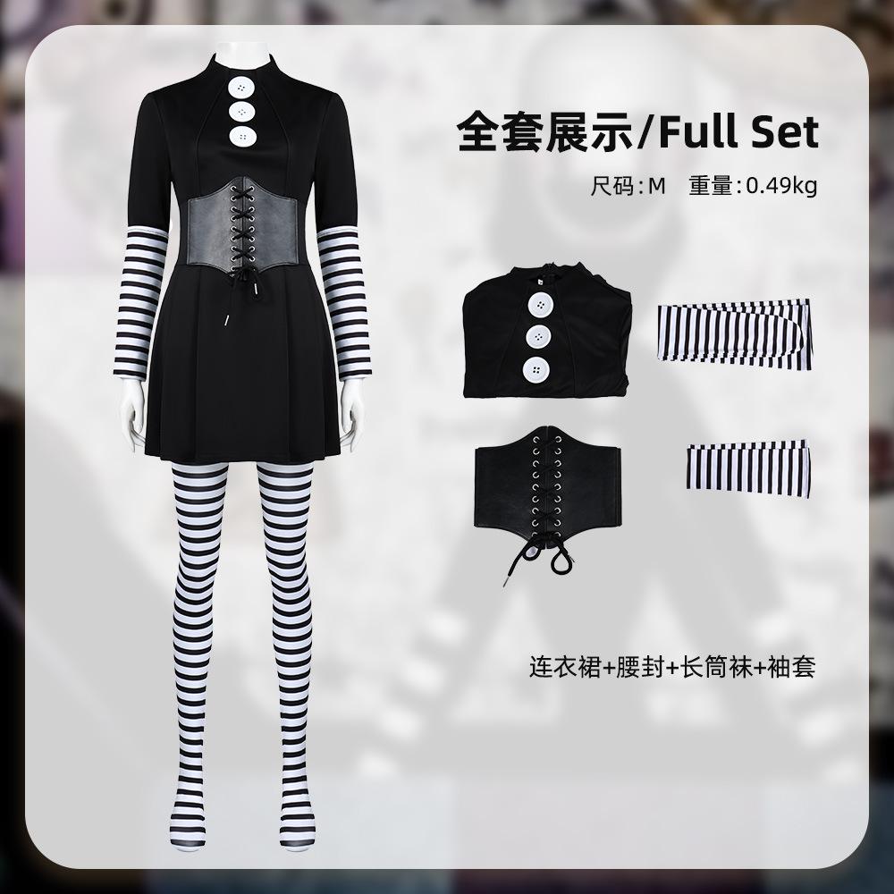 Five Nights at Freddy's 2 Masked Man Cosplay Jumpsuit, Halloween Horror Outfit