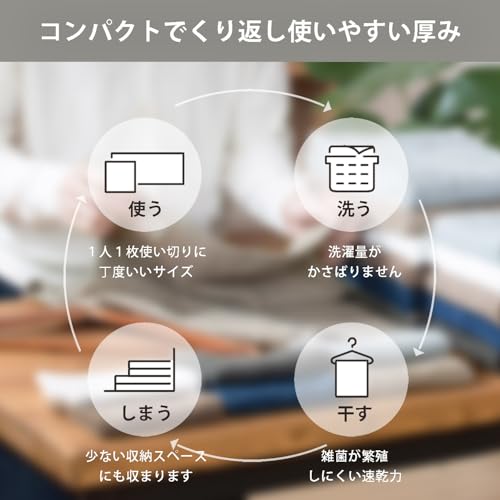 Tramparan Imabari Полотенце Платок Полотенце Минималистичное Полотенце В индивидуальной упаковке Подарочный набор из 6 штук (сортированный) приблизительно. 25 x 25 см Полотенце Имабари Сертифицированное Мягкое