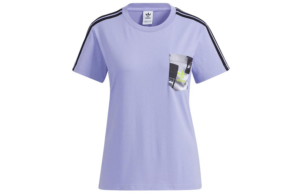 Adidas Originals T Shirt Women's Purple HA1493