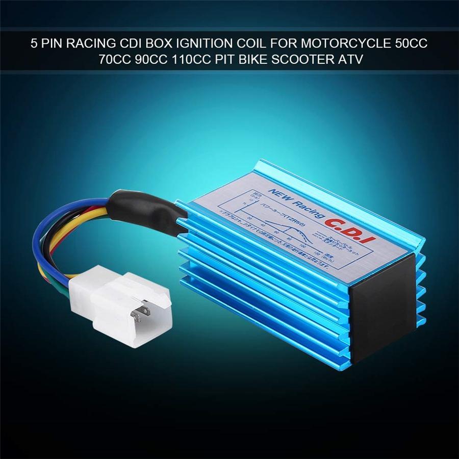 5-Pin CDI Box For Chinese Go Kart ATV Pit Bike 50cc 70cc 90cc 110cc 125cc