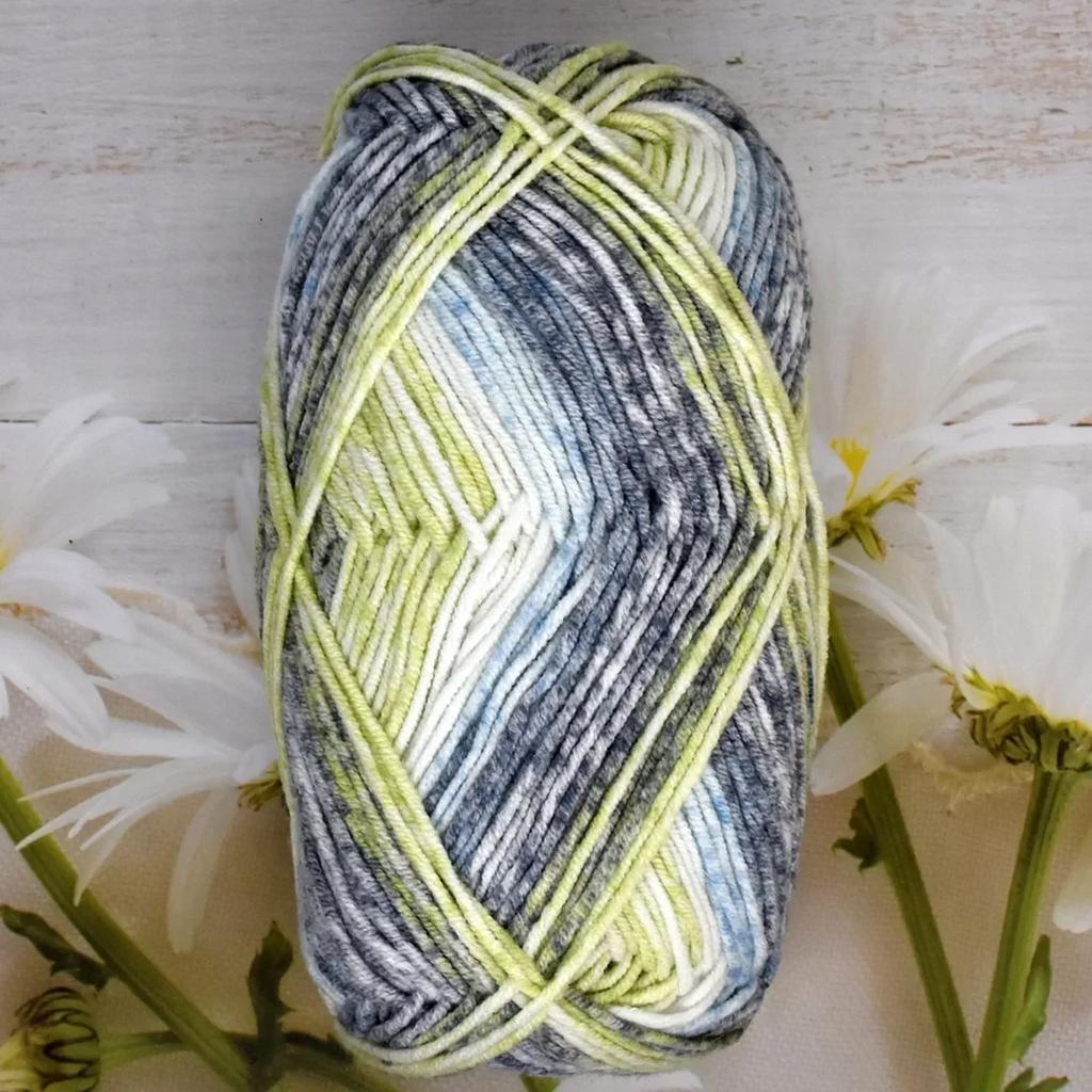 Milk Cotton Yarn Crochet knitting Rainbow Segment Dyed Combed Skin Affinity Handmade Knitted Baby Wool Sweater Scarf Thread 5PCS