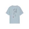 Ancient Cartoon Character Print Casual T-Shirt Men Tops Blue AHSS371-6