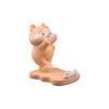 Resin Crafts Kittens Figurines Cartoon Animals Miniatures Small Animals Phone Holder  Office