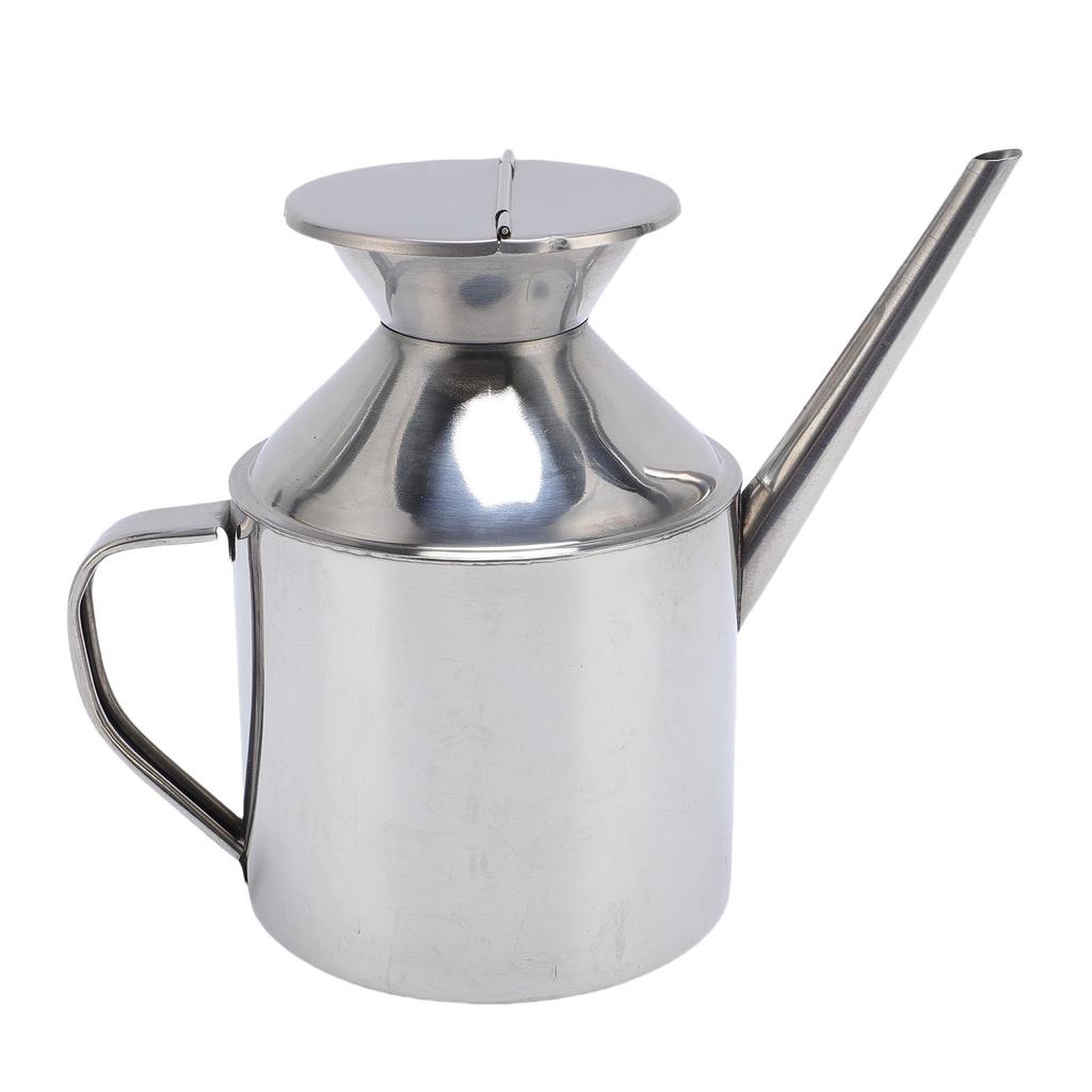 Olive Oil Dispenser Can Stainless Steel Long Spout Leakproof Easy to Clean Precise Pouring for Vinegar Soy Sauce