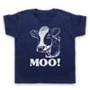 Cow Moo! Funny Slogan Bovine Quote Noise Silly Kids Childs T-Shirt