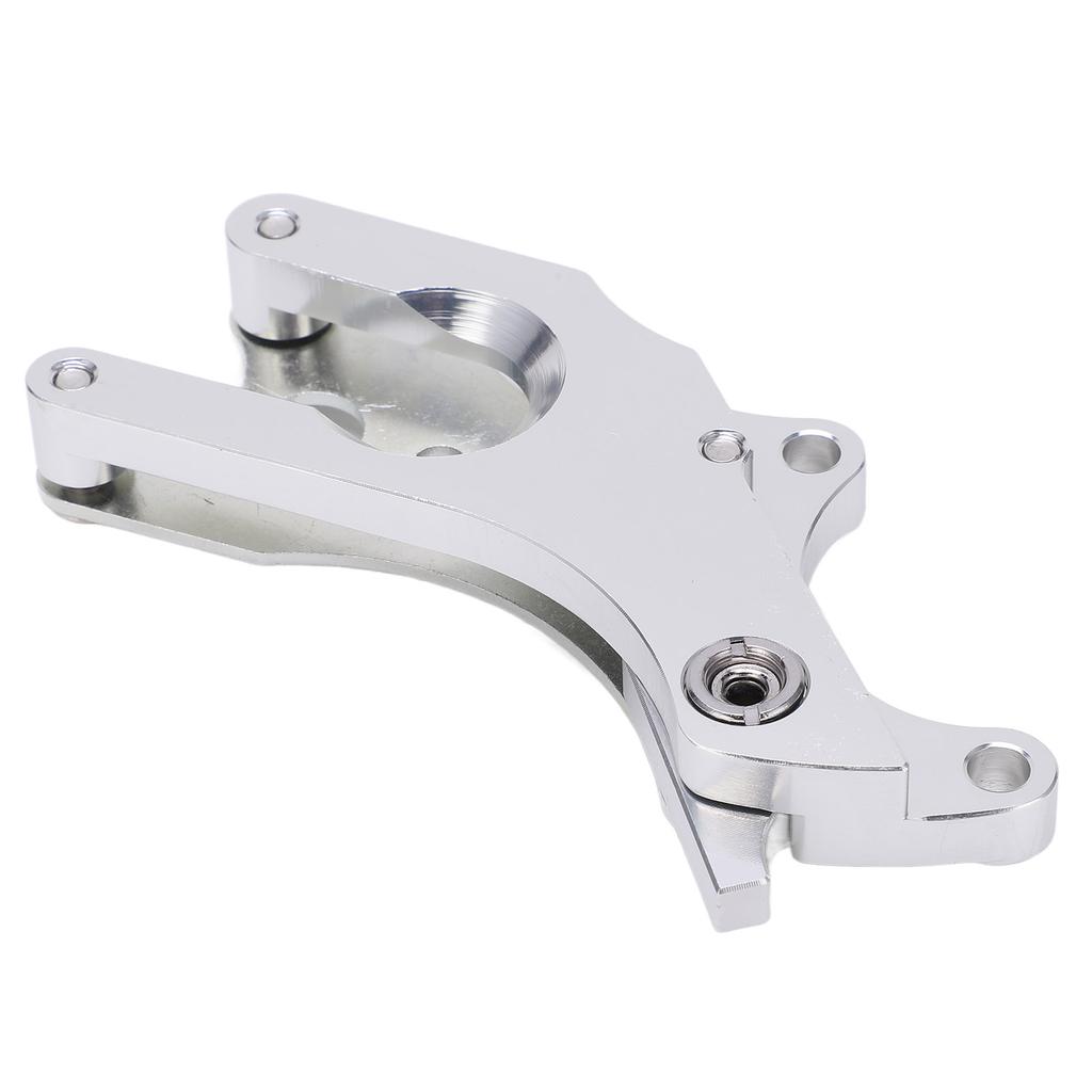 Переходник для дискового тормоза шоссейного велосипеда Прочный адаптер для фиксированного сиденья тормоза велосипеда для велоспортаСеребристый