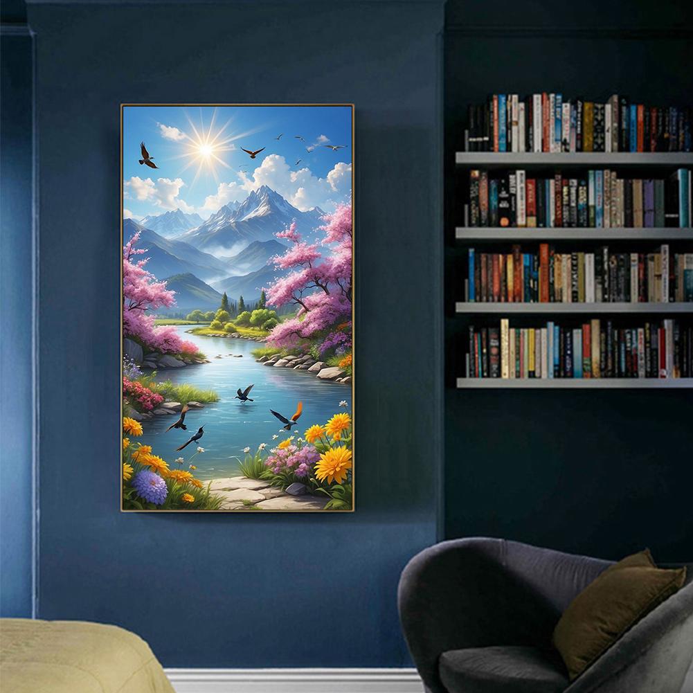 EY# Набор для рисования по номерам на холсте DIY Картина маслом Пейзаж Декор для дома