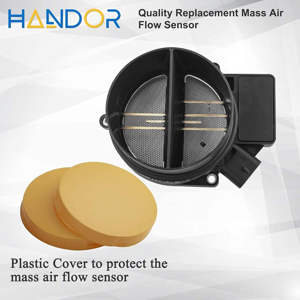 Handor 25168491 AF10043 MAF Mass Air Flow Sensor Fits for 1999-2009 Chevy Silverado Suburban 4.8 5.3 6.0L Replaces 25318411 19330121