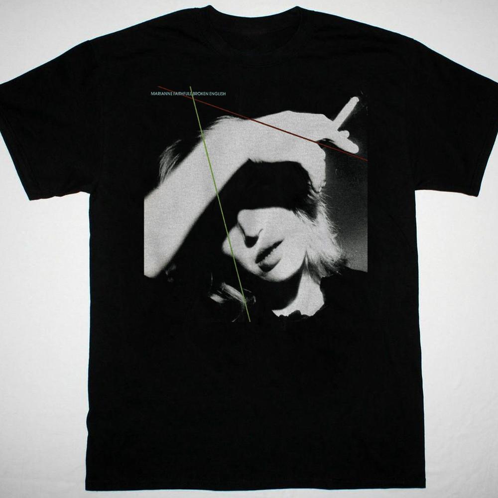 Marianne Faithfull album VTG Tshirt black Unisex All sizes S5Xl Unisex T-Shirt