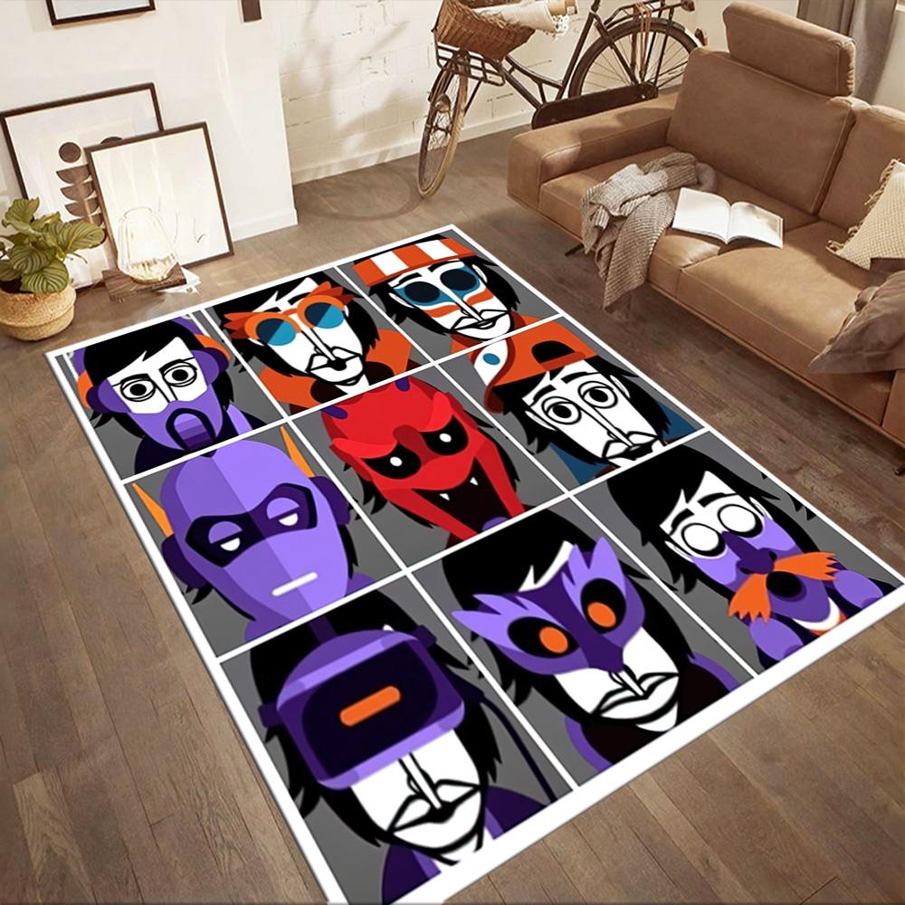 Incredibox Floor Rug Office Rug Design for Decorate room Playrooms Hallway Foyer Antislip Carpet Anime Office Decor Spiritual Gift