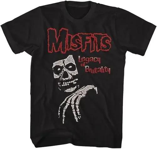 Misfits Cotton Graphic T Shirt Punk Rock Band Tee Y2k Grunge Streetwear Retro Graphic Print Harajuku Y2k Tshirt Men Women Tops