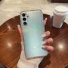 Прозрачный Лазерный Градиентный Чехол в Форме Сердца 'Аврора' Для Samsung S26 S2 S22 S23 S24 Ultra Plus FE A6 A36 A26 A17 A16 A A4 A3 Чехол