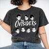 Harajuku Washed Shirt The Outsiders Merch Novelty T-Shirts Oversize  Streetwear Short Sleeve Printed Tops Tees