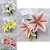 Luxury Lily 3d Printed Fake Flowers For Wedding Celebrations And Studio Use