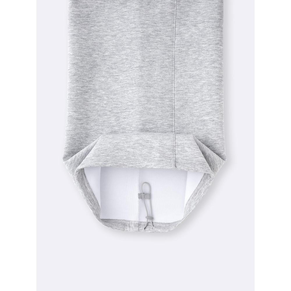 GU by Uniqlo Свободные штаны-карго с начесом, укороченные, длина 62,0 см