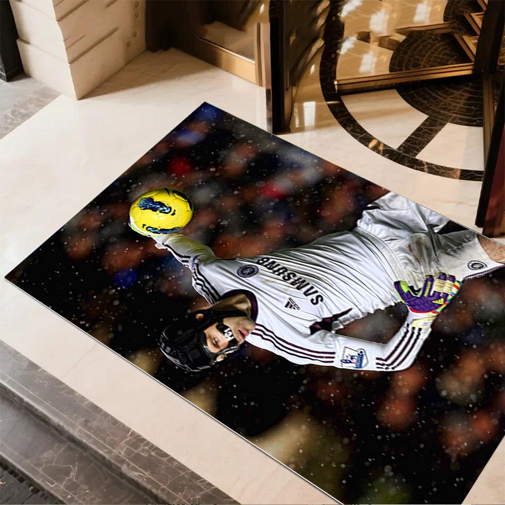 Chelsea Fc Player Action Floor Rug Office Rug Design for Dining Room Game Room Entryway Playrooms Anti-slip Rug Decorate Offices Gift for Festivals