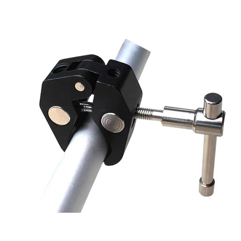 Сверхпрочный многофункциональный супер крабовый зажим 1/4 дюйма 3/8 дюйма резьбовой адаптер для камеры фотографии света