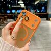 Защита камеры Для iPhone 17Air 17Pro 17 Полупрозрачный жесткий Магнитный чехол Для iphone 16 15 14 13 12 Pro Max Противоударный чехол