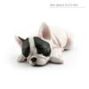 Figurine Solid Simulation Dog Model Bulldog Simulated Sleeping Posture Bulldog  Table Decor