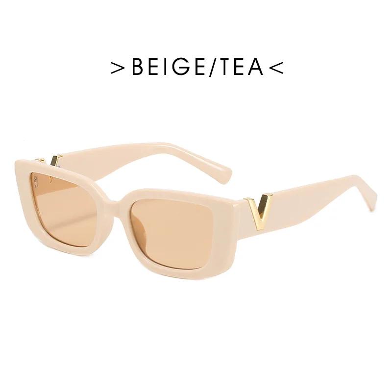 Retro Rectangle Sunglasses Women Brand Designer Vintage Small Frame Sun Glasses Ladies Classic Black Square