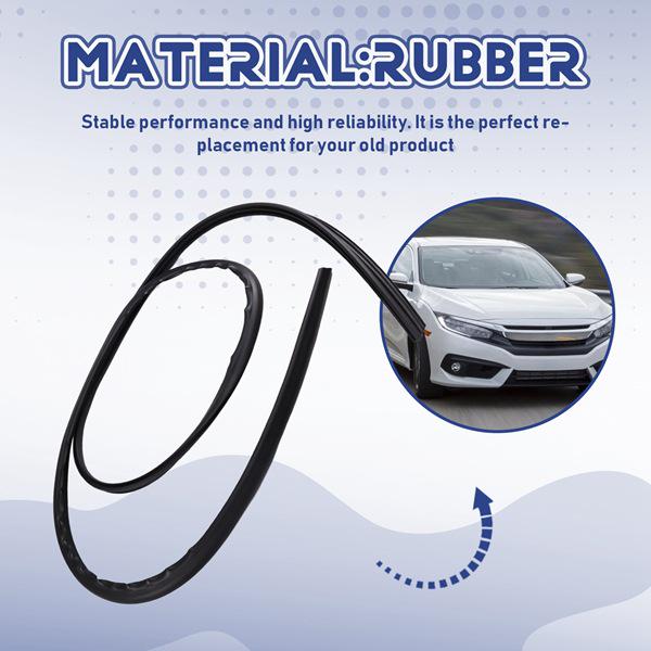 73150-S04-003: Подходит для уплотнителя лобового стекла Honda Civic '96-'20