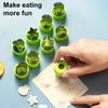 12Pcs Fruit Vegetable Cutter Shapes Set Mini Cookie Cutters Fruit Cookie Pastry Stamps Mold Reusable Food Shape Cutter Kit Kitchen Helper