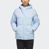 Adidas Outdoor Warm Hooded Down Jacket Women Jackets Bright-Blue FJ9232