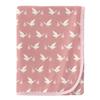 KICKEE Special Receiving Blanket for Summer Newborn Baby Baby Blankets (Blush Stork) Swaddles, Swaddles, Swaddles, Blankets, Blankies,