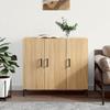 VidaXL Buffet Sonoma Oak 90x34x80 Cm Engineered Wood 828111