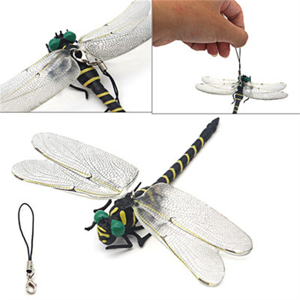 Jokes PVC 12cm Animal Model Dragonfly Action Figures Insects Model Dragonfly Model Animal Figures