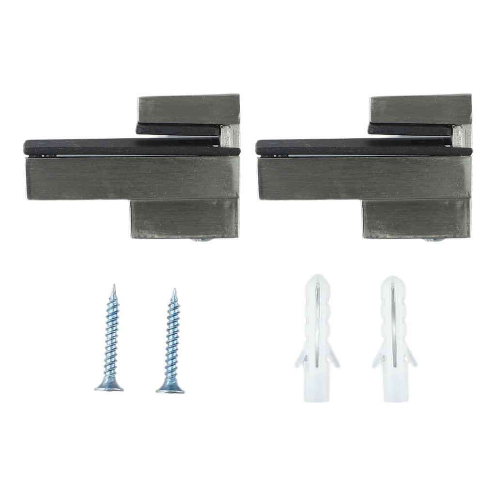 Зажимы Кронштейны для полок 2 упаковки 2 шт. 3-16 мм Аксессуары Регулируемые Антикоррозийные Ванная Кухня Замена Дерево