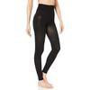 Gunze Premium Compression Size To Japanese Size Burns Calories While Walking Women's Leggings, 10-Length Leggings, Black, L-LL (equivalent L),