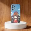 Чехол для телефона Megumin Anime K-KonoSuba Для Samsung S25,S24,S21,S22,S23,S30,Ultra,S20,Plus,Fe,Note,10,9,5G Черный Чехол