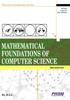 Книга Mathematical Foundations Of Computer Sciencethird Edition by Dr. D. S. Chandrasekharaiah - Paperback