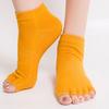 Женские весенне-осенние профессиональные носки для йоги, танцев, пилатеса, хлопковые с силиконовым противоскользящим покрытием